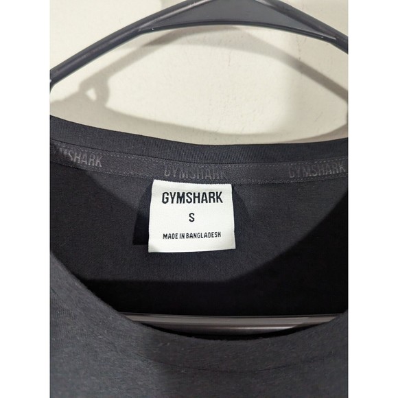 Gymshark EUC Black Long Sleeve Essential Athletic Shirt Men Size S - Picture 5 of 7